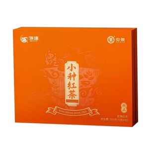 中茶海堤小种红茶XBT235特级武夷红茶 鲜醇甘甜 礼盒送礼精品200g