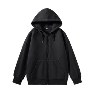 唐狮黑色运动套装女春秋2026新款卫衣外套初中生开春穿搭一整套VB