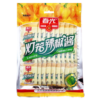春光黄灯笼辣椒酱独立小包蒜蓉酱