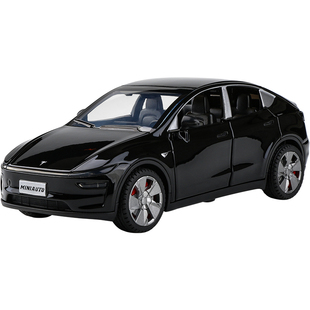 新款特斯拉ModelY新能源车模焕新版合金仿真汽车玩具男孩金属模型
