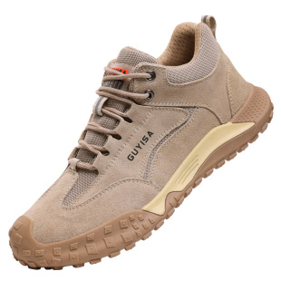 古伊萨劳保鞋男款秋冬防砸防刺穿带钢头钢板老保绝缘工作轻便男鞋