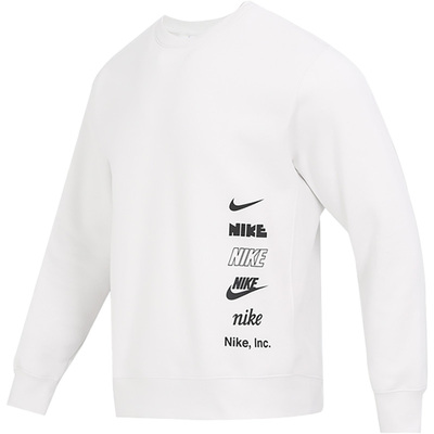 Nike/耐克官方正品春季新款男子休闲加绒保暖圆领卫衣DX0782-030