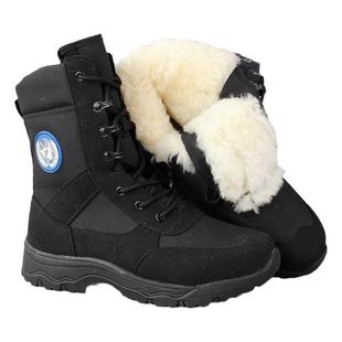 维和作战训靴男救援队羊毛保暖战术靴训练战靴超轻保安拉链作训靴