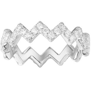 APM Monaco高级几何戒指酷炫高级感关节戒Z字指环新年情人节礼物