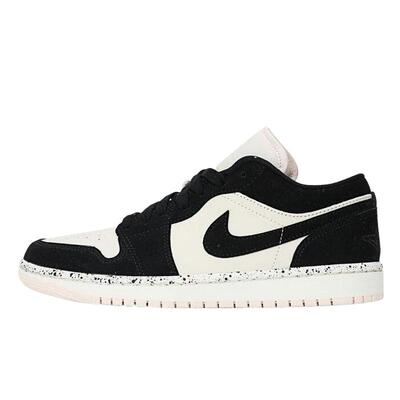 Nike耐克女板鞋Air Jordan 1 AJ1奶茶粉低帮复古篮球鞋DC0774-003