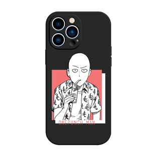 一拳超人iPhone17手机壳pro液态硅胶max适用14苹果15套13软12全包500荣耀600网红mate80华为Pura80不撞nova16