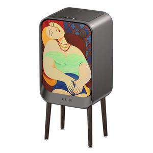 VEELAR智能感应垃圾桶家用客厅厨房高脚高颜值卫生间轻奢中古风