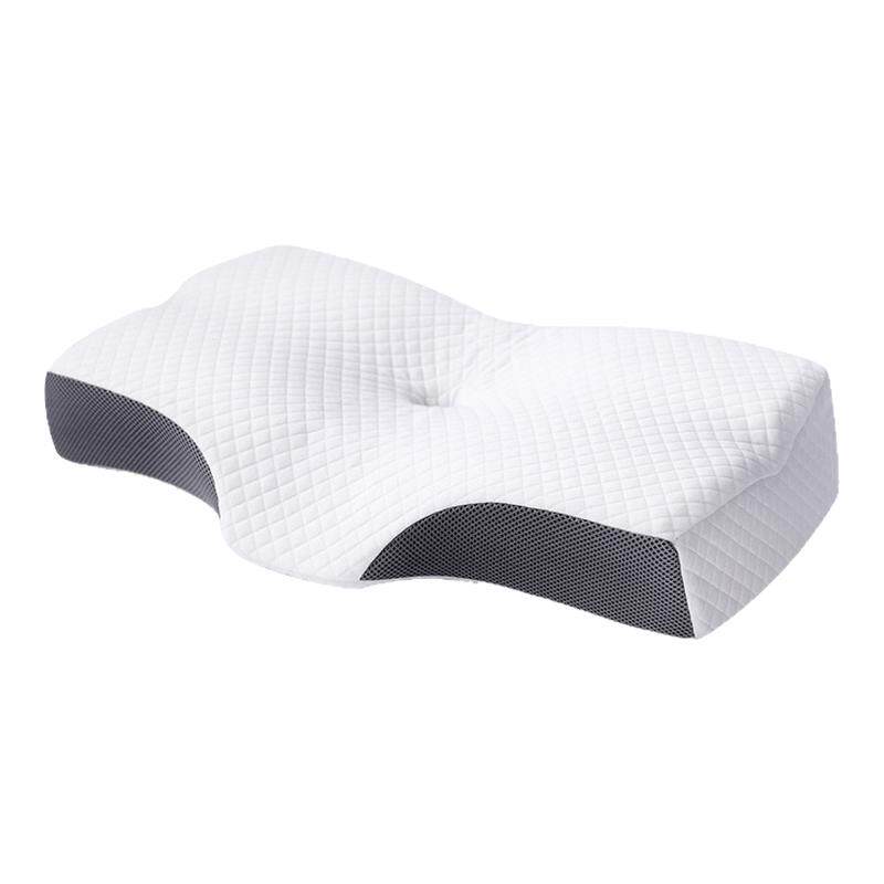 莱希文慢回弹记忆海绵单人枕头缓解打鼾助睡眠家用护颈椎仿生蝶枕