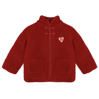 男童过年加绒加厚外套