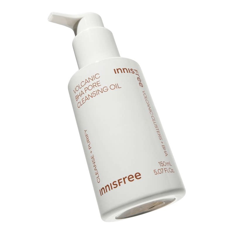 innisfree火山泥毛孔洁净卸妆油150ml干湿速效洁面油深层清洁进口