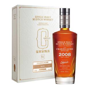 克莱嘉赫12年 单桶桶强高度数 波本风味 单一麦芽苏格兰威士忌