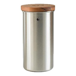 日本燕印TSUBAME咖啡豆粉专业密封罐不锈钢茶叶收纳保存储藏罐