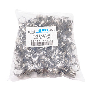 201半钢不锈钢美式喉箍 抱筛加宽强力管夹锁扎紧支架固定卡扣圈带