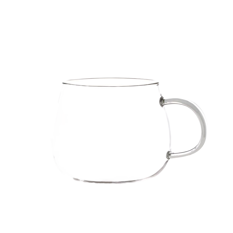 利快玻璃茶杯花茶过滤带把盖喝茶