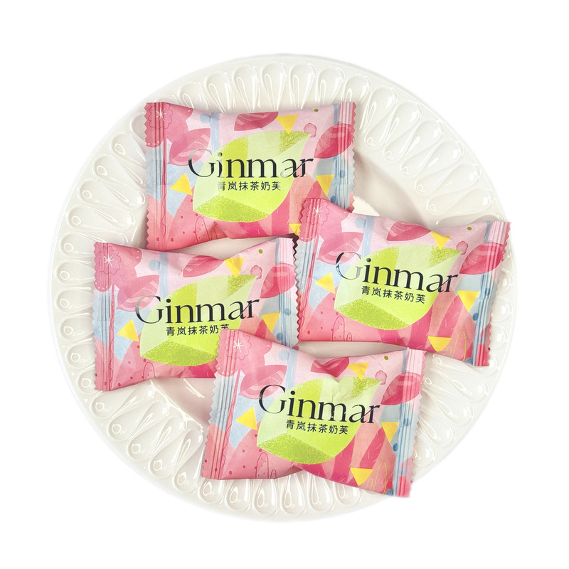 GINMAR金玛青岚抹茶奶芙雪花酥优质结婚喜糖果休闲茶点心零食散装