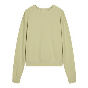 MOUSSY 春季新品休闲风做脏开裂印花圆领卫衣女028HAA90-2851