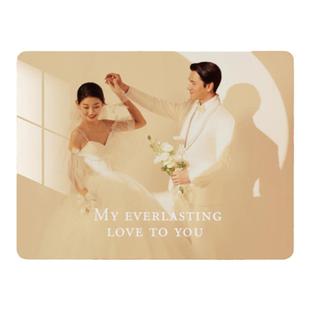 相框摆台照片定制感婚纱照放大挂墙洗照片做成打印水晶相册结婚照