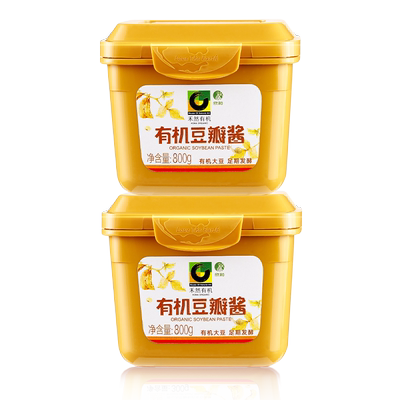 禾然有机豆瓣酱800g*2家用原酿酱
