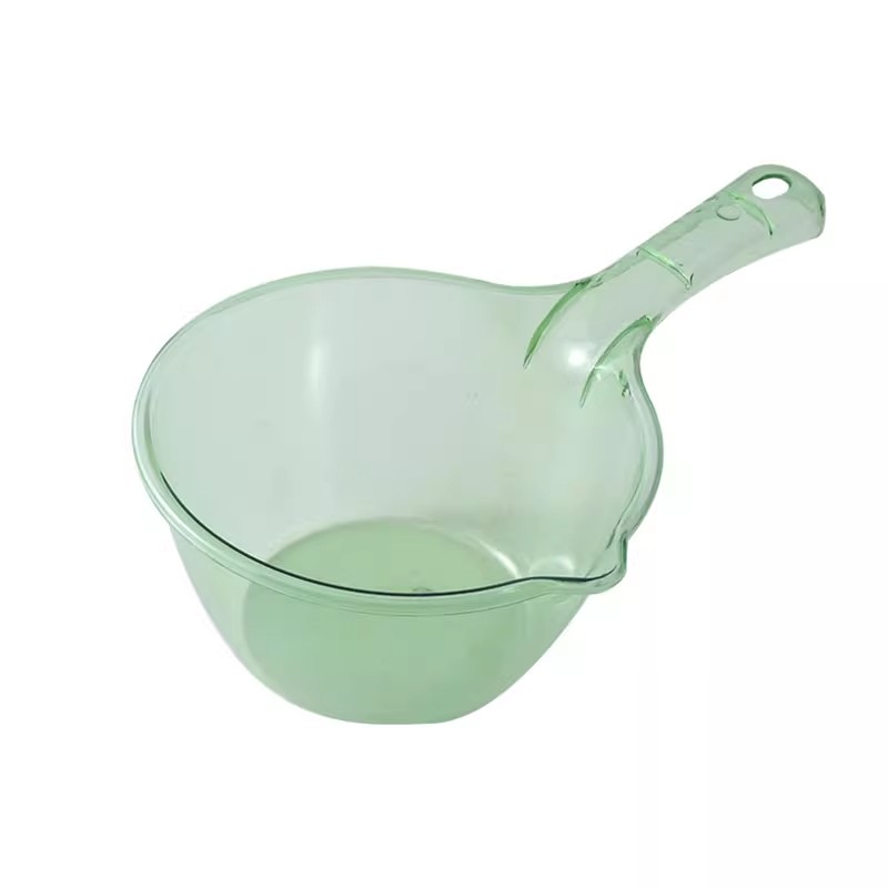 厨房透明水瓢加厚淘米洗菜舀水家用长柄耐用多功能水勺浇菜水瓢子