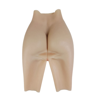 伪娘变装假yin裤丰臀丰胯性感蜂巢加厚硅胶男用导尿义乳套装