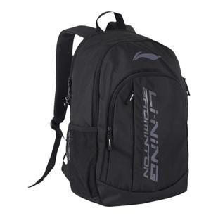 李宁羽毛球包轻便耐用隔层运动背包多功能大容量双肩包男ABSS275