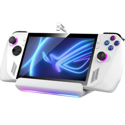 ROGAlly RGB发光扩展底座SteamDeck拓展坞4K60Hz千兆网卡100W输入
