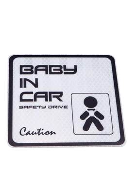 Baby汽车警示贴纸反光贴