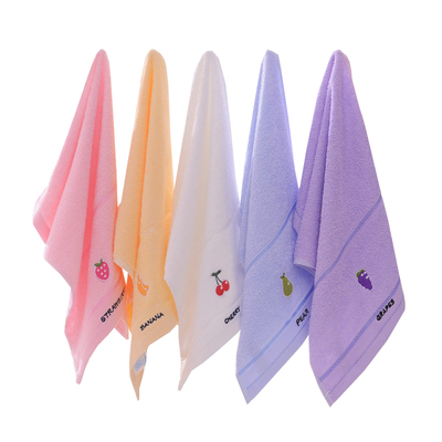 10条装毛巾儿童纯棉卡通可爱洗脸洗澡家用柔软不掉毛全棉宝宝童巾