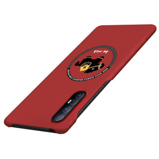 马上发财适用opporeno3pro手机壳新年reno3保护套reno3元气版马年本命年oppo磁吸por过年0pp0硬壳半包边防摔