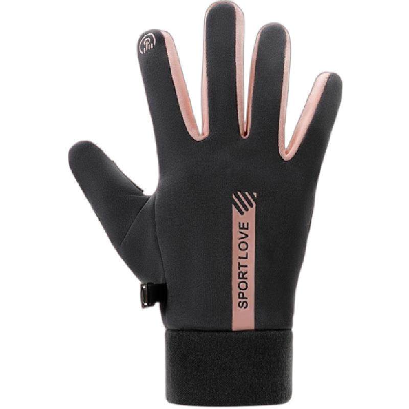 冬季防风防水加绒保暖触屏秋冬季户外电动车手套防滑骑行专用手套