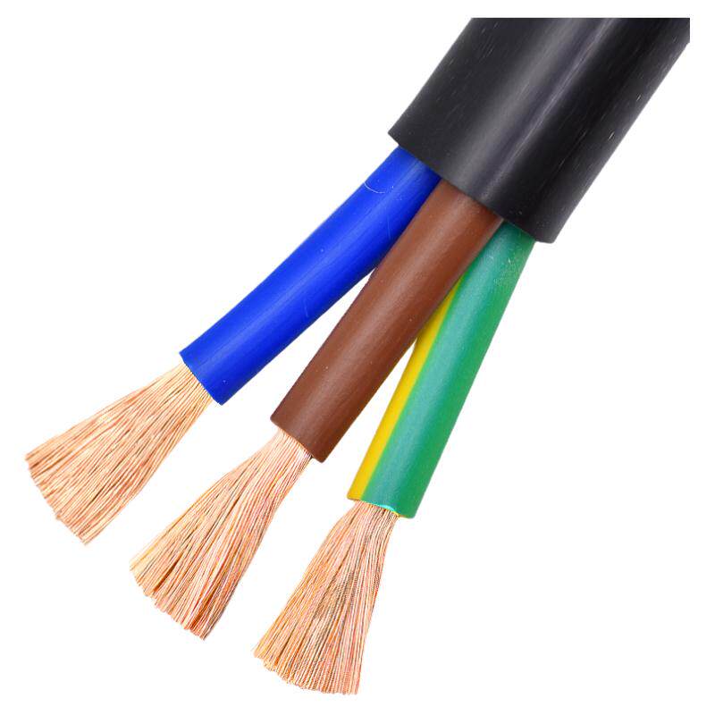 RVV国标控制软电缆2 3 4 5芯0.75 1.5 2.5 4 6平方家用电源护套线