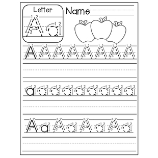 幼儿园小学英语启蒙多款26个英文字母描红本字母书法练习笔顺纸