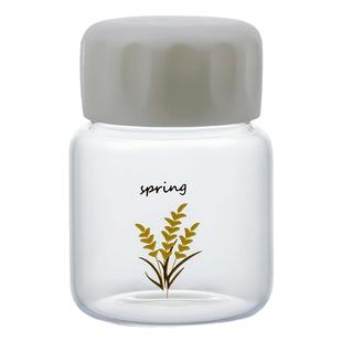 摇摇杯豆浆杯高硼硅玻璃迷你便携水杯带刻度咖啡透明胖胖牛奶杯小