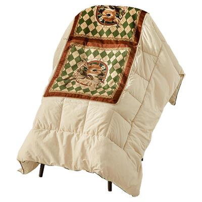 范居态度抱枕被沙发床上菱格