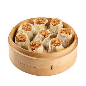 肉丁糯米烧麦烧卖速冻早餐半成品食品包子速食纸皮薄皮香菇冷冻