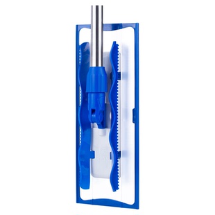 世家合金王子平板拖把专用配件家用平拖地木地板夹布拖把面板杆子