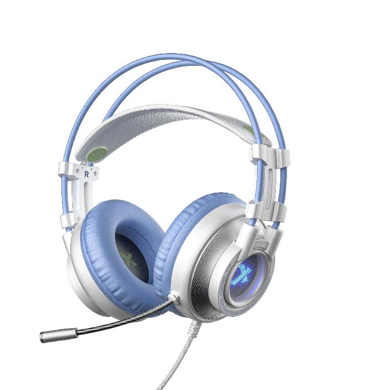 XIBERIA西伯利亚K9梦次元头戴式游戏耳机7.1声道女生吃鸡耳麦