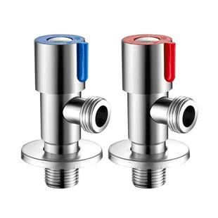 埃美柯304不锈钢角阀冷热水器八字水阀门马桶水阀开关分水三角阀