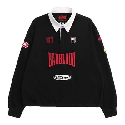 韩国badblood橄榄球运动卫衣