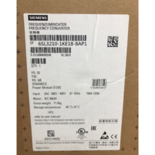 议价西门子G120变频器6SL3210-1KE18-8AP1全新原装6SL32101KE188A