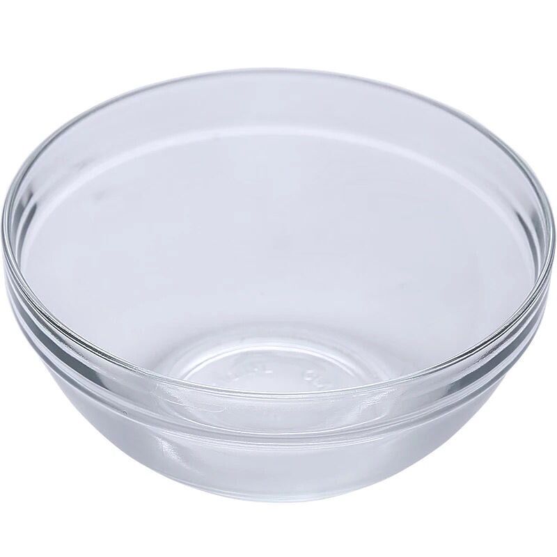 高档餐厅透明沙拉碗塑料防摔圆形茶水碗亚克力胶碗蔬菜碗PC洗手盅