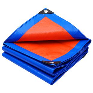 防雨篷布防水防晒油布户外隔热遮阳遮雨布加厚塑料帆布彩条布棚布