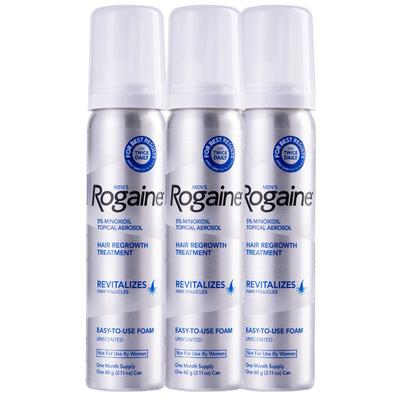 Rogaine培健5%米诺地尔男女性生发泡沫套装