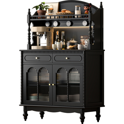 法式复古实木茶水柜靠墙餐边柜