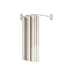 吸盘弧形折叠浴帘浴室免打孔防水防霉卫生间洗澡隔断帘子淋浴高档