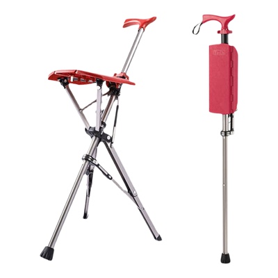 老人拐杖椅带凳可坐轻便便携折叠