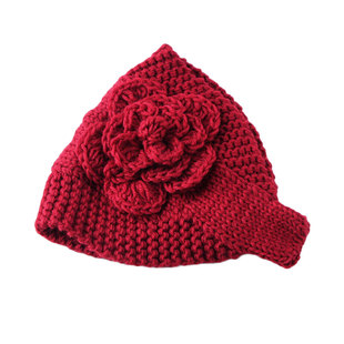 针织毛线发带帽头饰秋冬保暖头巾针织发饰包头套遮白发头箍发箍女