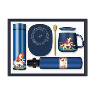 马年新款商务礼品定制logo送员工年会活动实用公司周年伴手礼套装