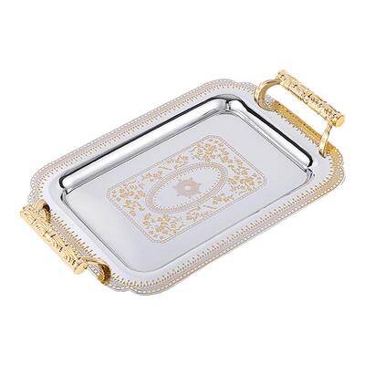 欧式不锈钢长方形餐厅金色酒具