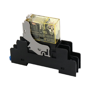 IDEC和泉RJ2S小型电磁直流DC中间继电器1S-CL-D24V伏A 220交流座V